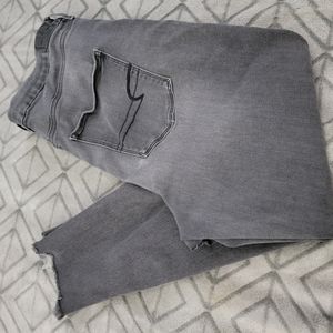 American Eagle plus size distressed next level stretch ultra high rise skinny 20